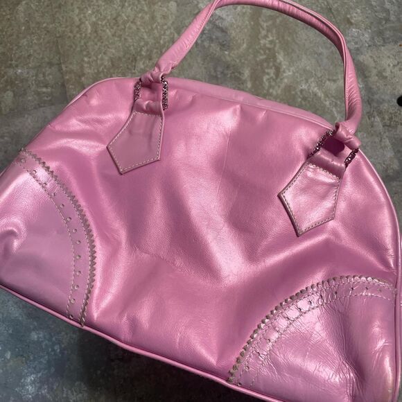 noir vintage y2k holographic pink shoulder bag - Picture 2 of 7